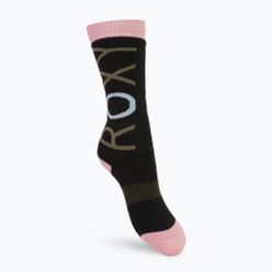 Skarpety snowboardowe dziecięce ROXY Frosty czarne ERGAA03154-KVJ0