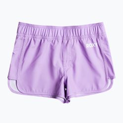 Szorty kąpielowe dziecięce ROXY Good Waves Only purple rose