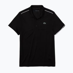 Koszulka polo tenisowa męska Lacoste czarna DH2094