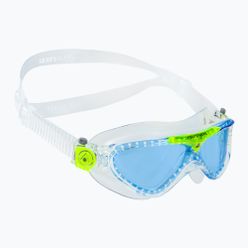Maska do pływania dziecięca Aquasphere Vista transparent/bright green/blue MS5080031LB