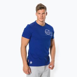 Koszulka tenisowa męska Lacoste niebieska TH0964