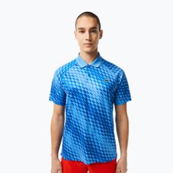 Koszulka polo tenisowa męska Lacoste niebieska DH5174