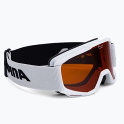 Gogle narciarskie dziecięce Alpina Piney white matt/orange 7268411