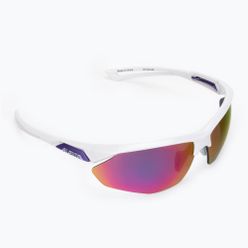 Okulary rowerowe Alpina Defey HR white/purple/purple mirror