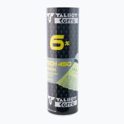 Lotki do badmintona Talbot-Torro Tech 450, Premium Nylon 6 szt. żółte 469083