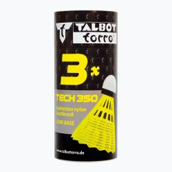 Lotki do badmintona Talbot-Torro Tech 350 Nylon 3 szt. żółte 479113