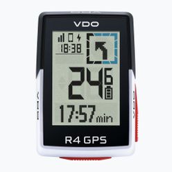 Licznik rowerowy VDO R4 GPS Top Mount Set czarno-biały 64041
