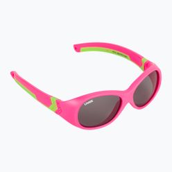 Okulary przeciwsłoneczne dziecięce UVEX Sportstyle 510 pink green mat/smoke S5320293716