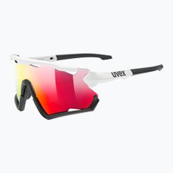 Okulary rowerowe UVEX Sportstyle 228 white black/mirror red 53/2/067/8206