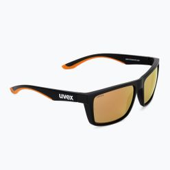 Okulary przeciwsłoneczne Uvex Lgl 50 CV black mat/mirror champagne 53/3/008/2297