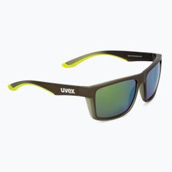 Okulary przeciwsłoneczne Uvex Lgl 50 CV olive matt/mirror green 53/3/008/7795