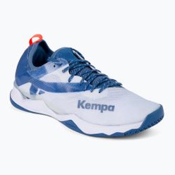 Buty do piłki ręcznej męskie Kempa Wing Lite 2.0 biało-niebieskie 200852003