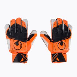Rękawice bramkarskie uhlsport Soft Resist+ Flex Frame pomarańczowo-białe 101127401