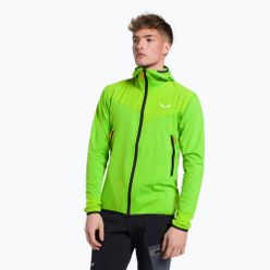 Bluza polarowa męska Salewa Agner Hybrid PL/DST FZ Hoody zielona 00-0000027371