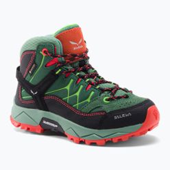 Buty trekkingowe dziecięce Salewa Alp Trainer Mid GTX 5960 zielone 64010