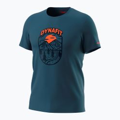 Koszulka trekkingowa męska DYNAFIT Graphic CO SS niebieska 08-0000070998