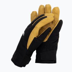 Rękawiczki alpinistyczne męskie Salewa Ortles Ptx/Twr czarno-żółte 28531