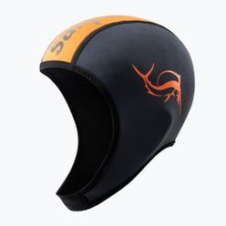 Czepek pływacki Sailfish Silicone czarno-pomarańczowy NEOPRENE CAP