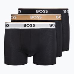 Bokserki męskie Hugo Boss Trunk Power 3 pary czarne 50489612-982