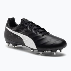 Buty piłkarskie męskie PUMA King Platinum 21 MXSG czarno-białe 106545 01
