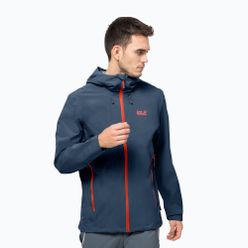 Kurtka przeciwdeszczowa męska Jack Wolfskin Highest Peak 2.5L granatowa 1114961_1383
