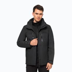 Kurtka przeciwdeszczowa męska Jack Wolfskin Jasper czarna 1115261_6000_006