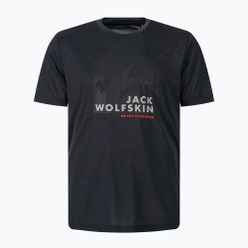 Koszulka trekkingowa męska Jack Wolfskin Hiking Graphic szara 1808761_6230
