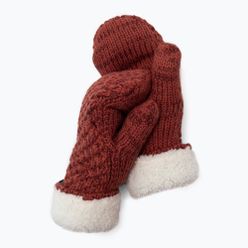 Rękawice zimowe damskie Jack Wolfskin Highloft Knit czerwone 1908001_3067_003