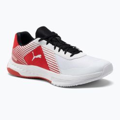 Buty do siatkówki PUMA Varion biało-czerwone 106472 07