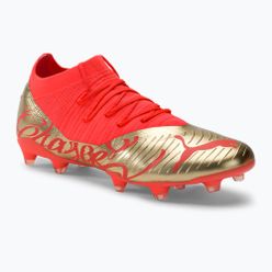 Buty piłkarskie męskie PUMA Future Z 3.4 Neymar Jr. FG/AG pomarańczowo-złote 107106 01