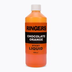 Atraktor zanętowy w płynie Liquid Ringers Sticky Orange Chocolate 400 ml PRNG58