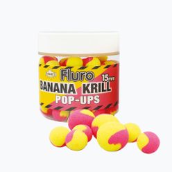 Kulki pływające karpiowe Dynamite Baits Fluoro Pop Up 2 Tone Krill & Banana żółto-czerwone ADY040605