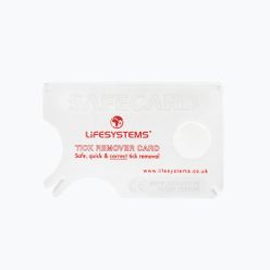 Narzędzie do usuwania kleszczy Lifesystems Trick Remover Card białe LM34020