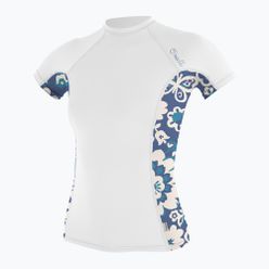Koszulka do pływania damska O'Neill Side Print Rash Guard biała 5405S