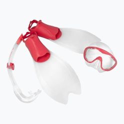 Zestaw do snorkelingu dziecięcy Speedo Glide Junior Scuba bezbarwno-czerwony 8-035931341