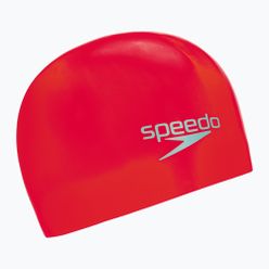 Czepek pływacki dziecięcy Speedo Plain Moulded czerwony 68-709900004
