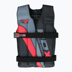 Kamizelka treningowa z obciążeniem RDX Heavy Weighted 18 kg czarna WVX-R1R