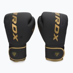 Rękawice bokserskie RDX F6 czarno-złote BGR-F6MGL