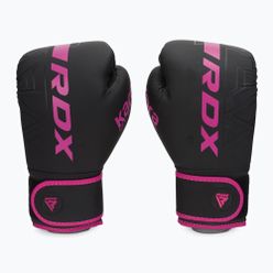 Rękawice bokserskie RDX F6 czarno-różowe BGR-F6MP