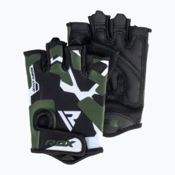 Rękawiczki treningowe RDX Sumblimation F6 czarno-zielone WGS-F6GN
