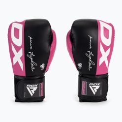 Rękawice bokserskie RDX REX F4 różowo-czarne BGR-F4P-8OZ