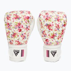Rękawice bokserskie RDX FL-6 biało-różowe BGR-FL6W