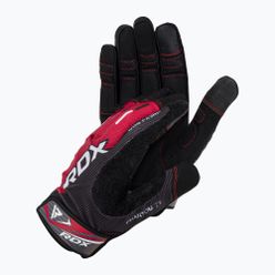 Rękawiczki treningowe RDX Sublimation czarno-czerwone WGS-F43RP