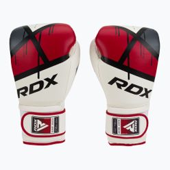 Rękawice bokserskie RDX biało-czerwone BGR-F7R
