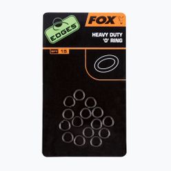 Kółka łącznikowe karpiowe Fox International Edges Heavy Duty O ring 15 szt. czarne CAC496
