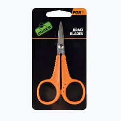 Nożyczki do plecionki Fox International Edges Micro Scissors pomarańczowe CAC563