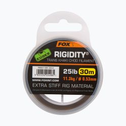 Żyłka FOX Edges Rigidity Chod Filament 30 m brązowa CAC611