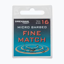 Haczyki Drennan Fine Match czarne HSFMTM024