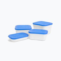 Pudełko na przynęty Preston Innovations White Bait Tubs biało-niebieskie P0260007