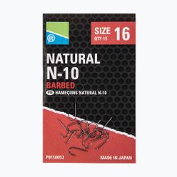 Haczyki wędkarskie Preston Innovations Natural N-10 15 szt. czarne P0150050